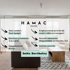 Hamac Suites - Studio Bertholey - 2people Oullins